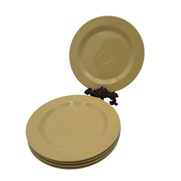 Vintage Fiesta Dinner Plates (2) Yellow 1987-2002 10.5" - Picture 7 of 8